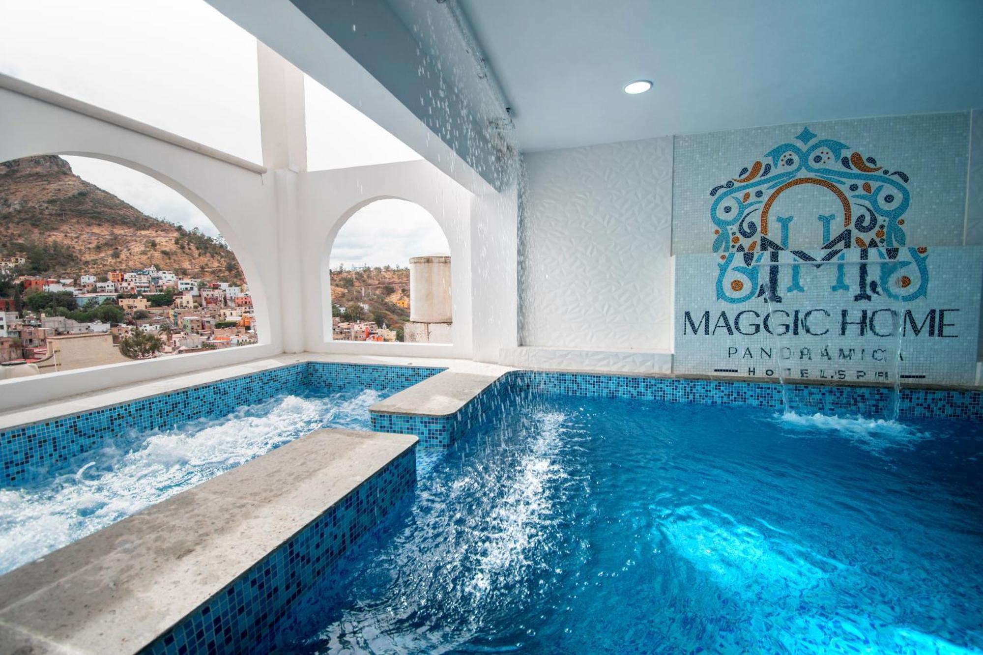 Hotel Spa Maggic Home Panoramica 瓜纳华托 外观 照片